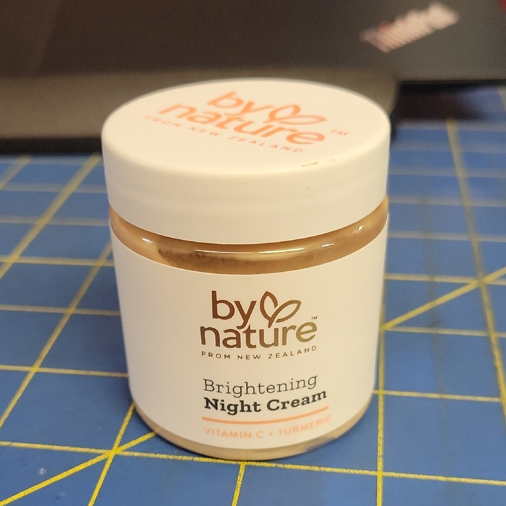 By Nature Brightening Night Cream 60g Jar New